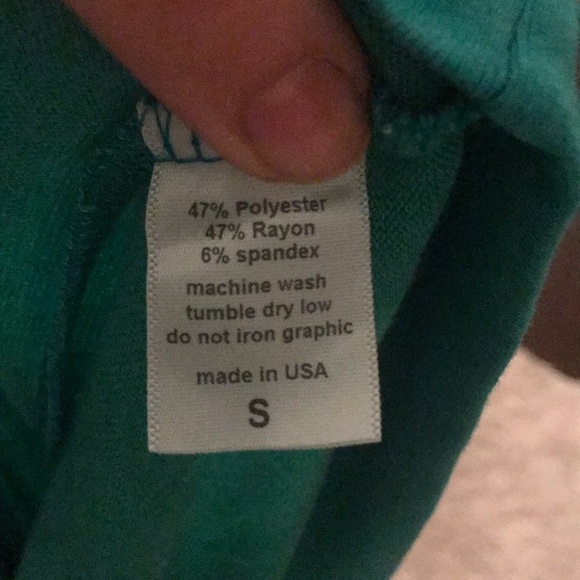 NWOT Spiritual Gangster Blank Green Pullover Sz S - Picture 3 of 3